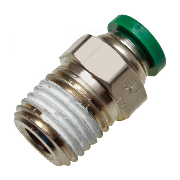 Connector 1/4" tube x 1/4" Male Pipe Thread pushlock tube fitting